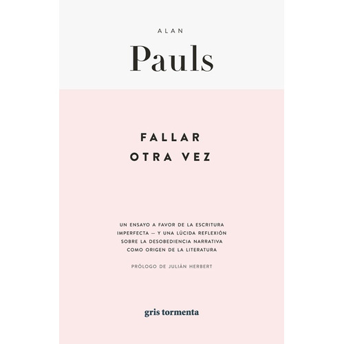 Fallar Otra Vez - Pauls, Alan