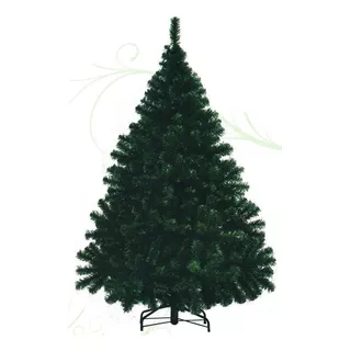 Árbol De Navidad Montañes Deluxe 1.5mts Base Metálica Color Verde