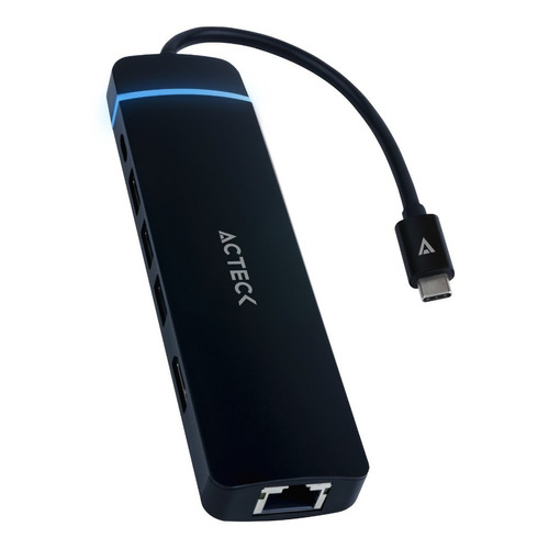 Hub Usb C 8 En 1 Gate 8 Dh675 4k Hdmi + Ethernet 1000 Mbps