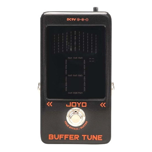 Pedal de guitarra Buffer Tune Black Color Tuner