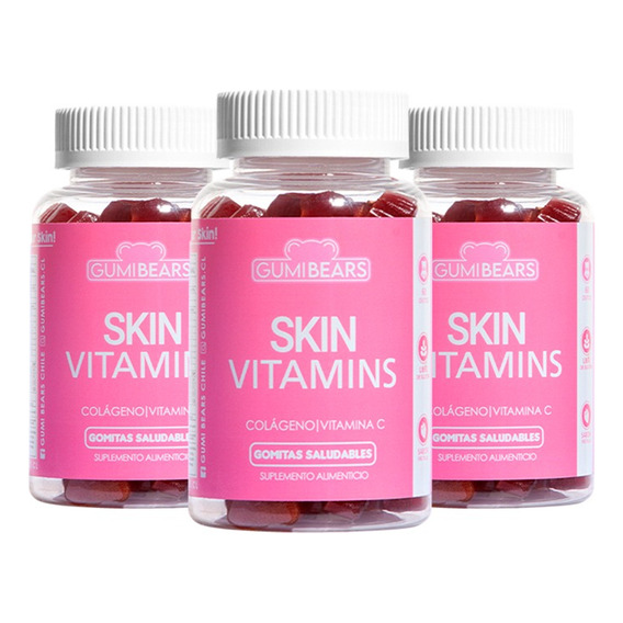 Gumi Bears Skin Vitamins 3 Meses
