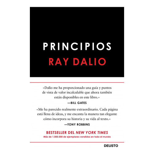 Libro Principios - Ray Dalio - Deusto - Tapa Dura