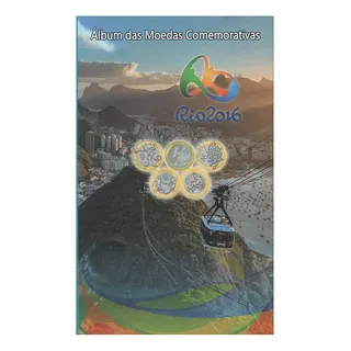  Album Lleno De Monedas Brasil Juegos Olimpicos Rio 2016.-