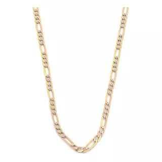 Cadena 50 Cm Oro Diamantada Italiano Sólido 14k