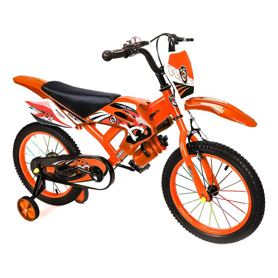 Bicicleta Para Niños Moto Cross Ciclismo Entrenadora 16