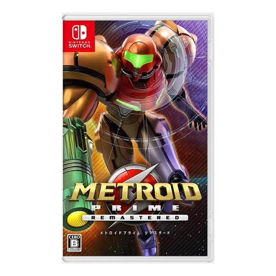 Metroid Prime Remastered Nintendo Switch Japan Cover Fisico