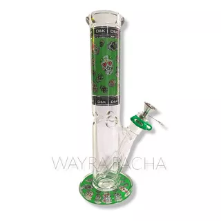 Pipa Bong Vidrio Hermosa Color 32cm