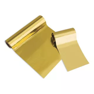 Foil Ouro Para Laser - 30 Cm Largura 5 Metros Cor Dourado