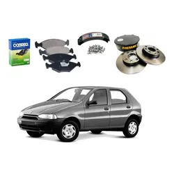  Kit Disco Pastilha Lona Palio 1.0 1996 A 2000