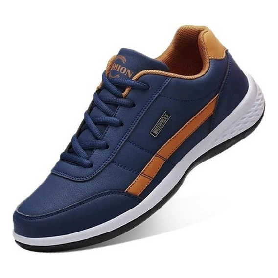 Zapatos Casuales De Cuero Para Hombre, Zapatillas Deportivas