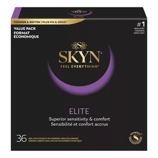 Condones Skyn Elite Preservativos Libres De Latex 36 Piezas