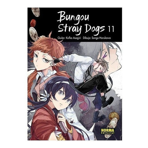 Bungou Stray Dogs 11: Bungou Stray Dogs 11, De Kafka Asagiri. Serie Bungou Stray Dogs Editorial Norma Comics, Tapa Blanda, Edición 2019 En Castellano, 2019