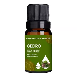 Aceite Esencial Puro  Y Natural Cedro 10ml Aromaterapia 