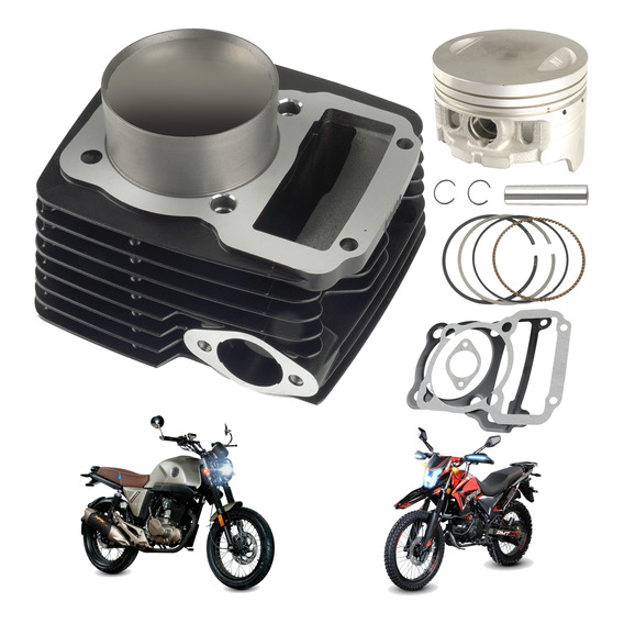 Kit De Cilindro Completo Rocketman Tornado Crossmax 250cc 