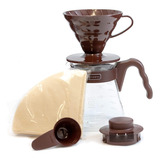 Kit Dripper V60 Hario Cafetera Hario V60