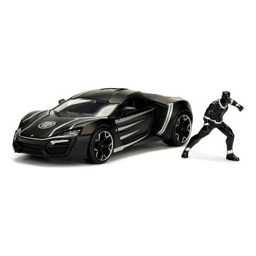 Auto Marvel Black Panther & Lykan Hypersport Metal 99723