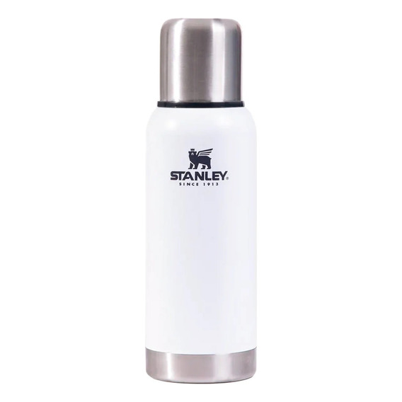 Termo Stanley Adventure 1lt Polar Original Con Tapon Cebador