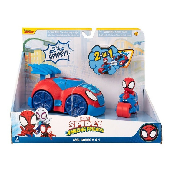Spiderman Vehiculo Spidey Amazing Friends Spidey 2 N 1 
