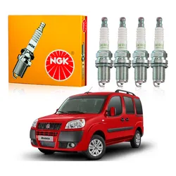  Jogo Velas Ngk Doblo 1.4 8v 2011 A 2014