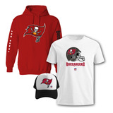 Paquete: Sudadera + Playera + Gorra Tampa Bay Buccaneers