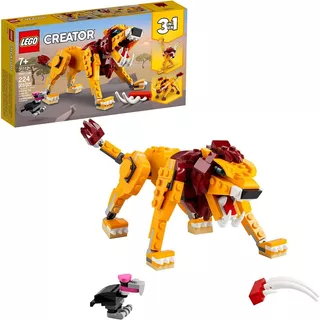 Lego Creator 3 En 1 Wild Lion 31112 Construir León Salvaje 