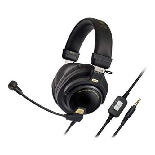 Auriculares Audio-technica Ath-pg1 Gamer Premium Color Negro