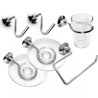  Kit Set Accesorios Baño Acero Inoxidable Oferta 260