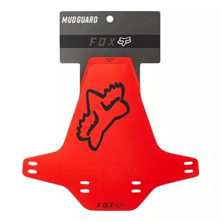 Lodera Fox Mudguard Salpicadera Bici Enduro Mtb Free Dh Color Rojo