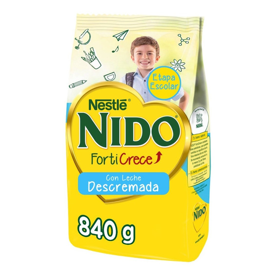 Leche En Polvo Nido Forticrece Descremada 840g