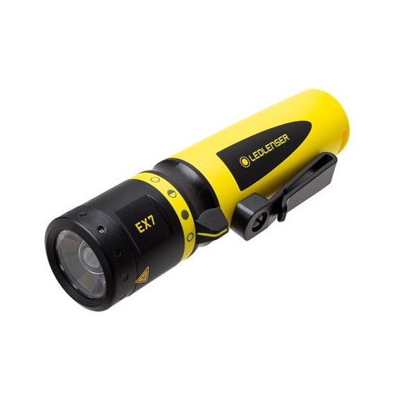 Linterna Antiexplosiva Ex7 Ledlenser Color de la linterna Amarillo y Negro Color de la luz LED