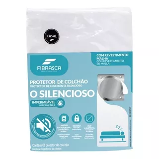 Protector De Colchon 193 X 203 Impermeable Color Blanco