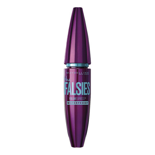 Máscara De Pestañas Maybelline The Falsies X 9ml Color Negro - Waterproof