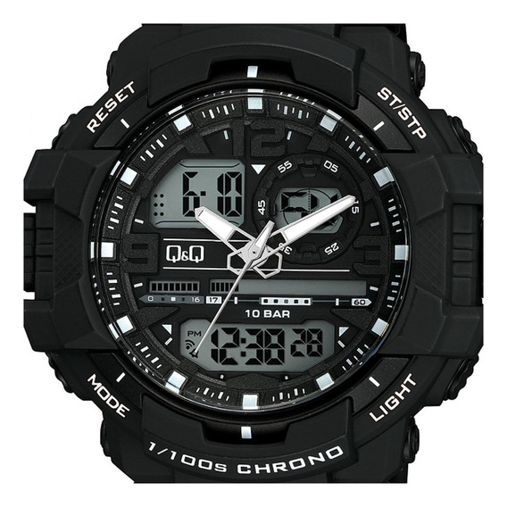 Reloj Para Hombre Q&q Gw86j010y Negro