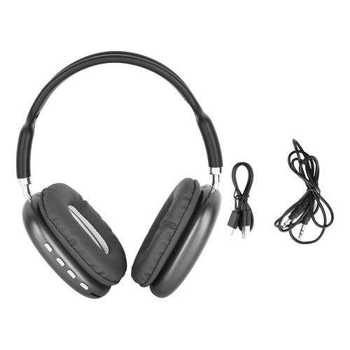 Audífonos Diadema Bluetooth Inalámbrico Sonido Calidad P9 Color Negro