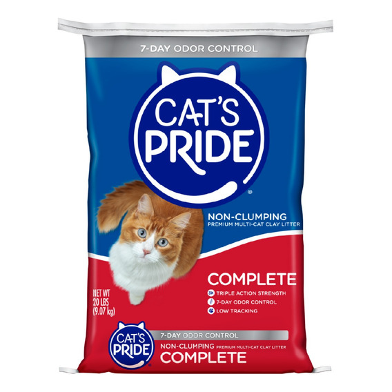 Cat's Pride Arena De Arcilla Para Gato Triple Acción 20lb x 9.1kg de peso neto