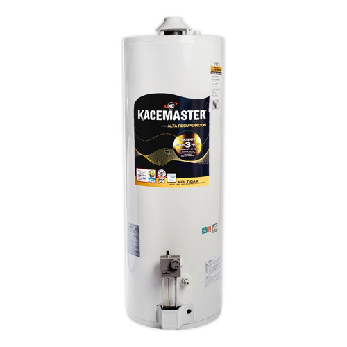 Termotanque A Gas Kacemaster - 110 Lts. - Alta Recuperacion Color Blanco