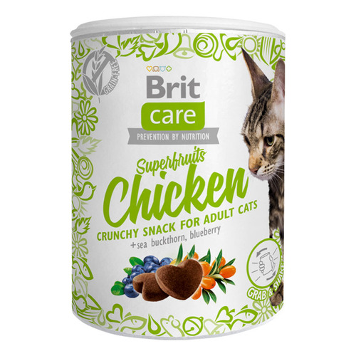 Brit Care Snack Cat Superfruits Chicken 100g