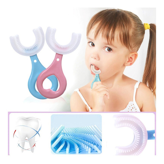 Cepillo De Dientes En Forma De U Para Bebés Simple Y Fácil