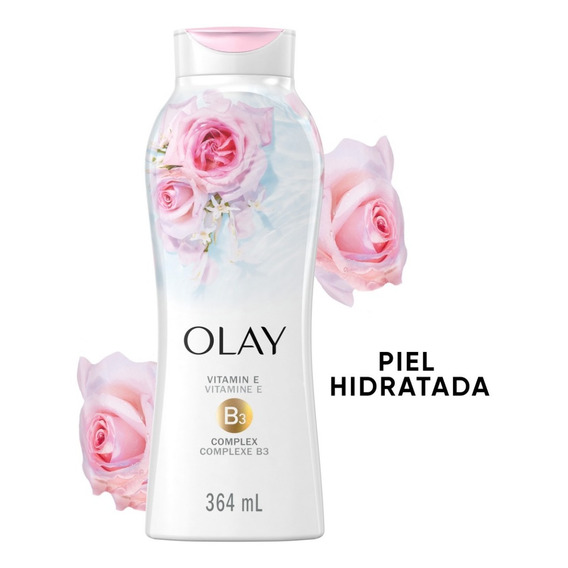 Jabón Líquido Olay Aroma Rose Water  364 Ml