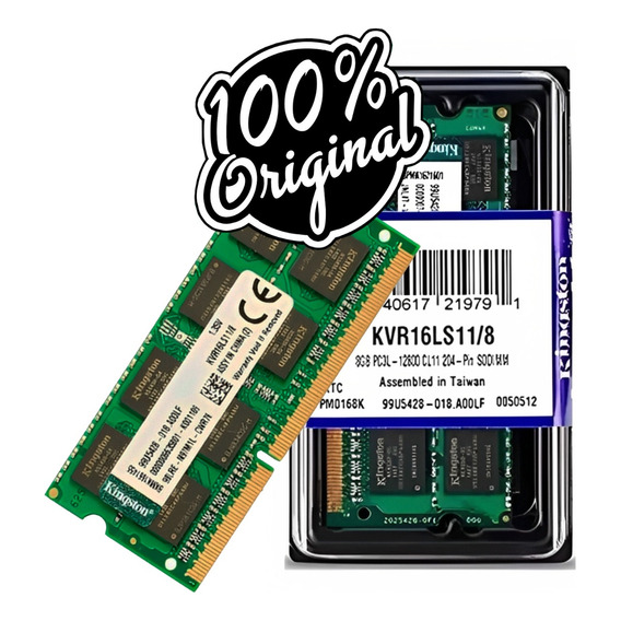 Memoria Ram Ddr3 8gb Laptop 1600mhz Kingston 