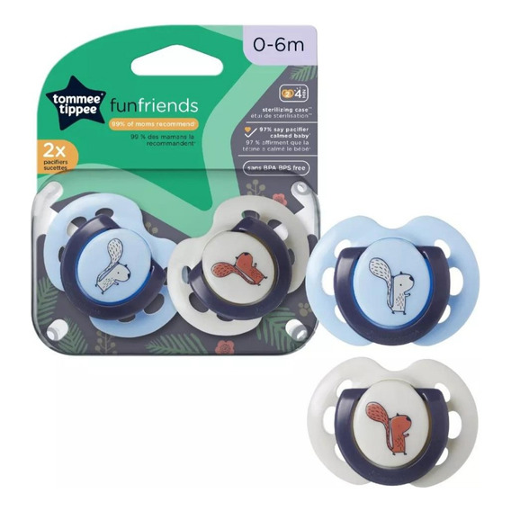 Chupete Tommee Tippee Fun Friends 0 - 6 Meses