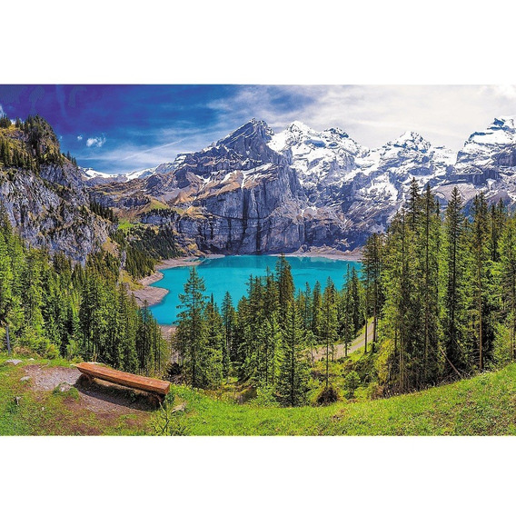 Alpes Lago Oeschinen Suiza Rompecabezas 1500 Piezas Trefl