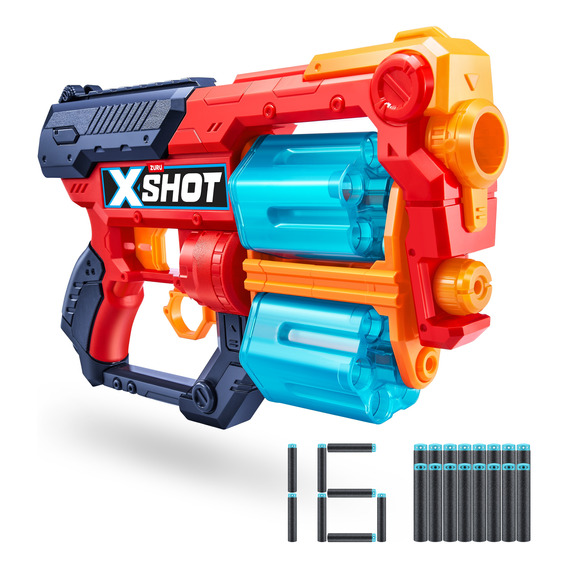 Zuru X-shot Lanzador Excel Xcess 16 Dardos Alcance 27 Mt