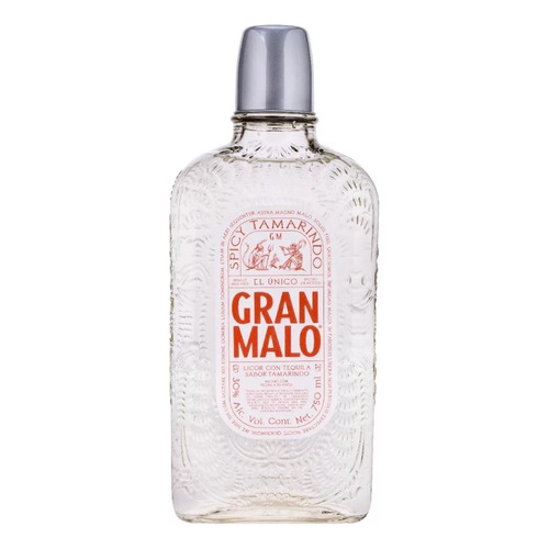 Botella Licor De Tequila Gran Malo Spicy Tamarindo 750ml