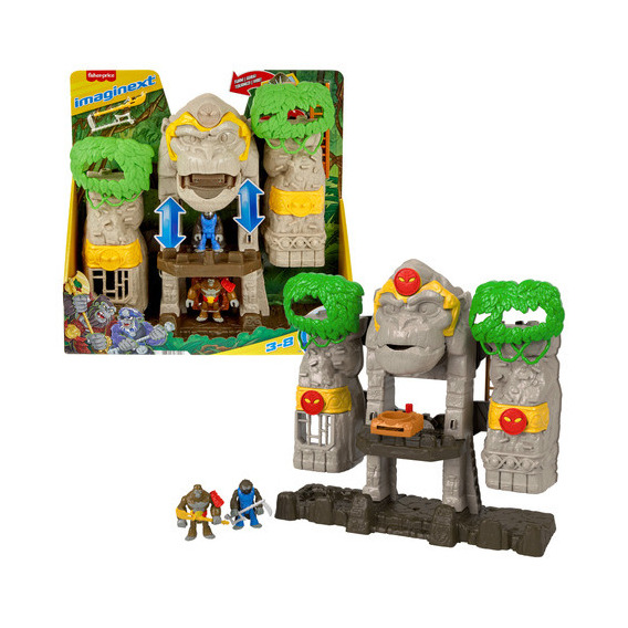 Imaginext Mundo Aventura Set De Juego Fortaleza Gorila