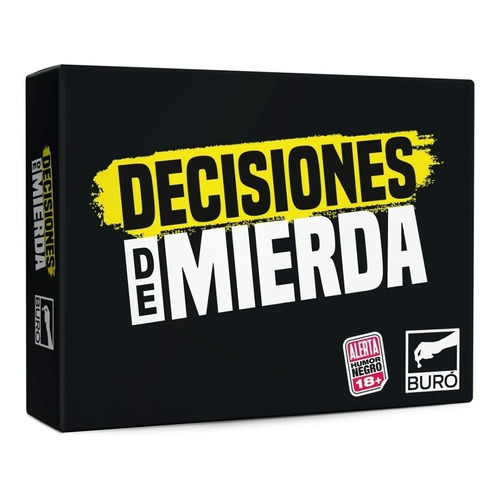 Decisiones De Mierda - Buró - Juego para Previas