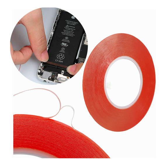 Cinta Adhesiva Doble Cara Touch Celulares Tabletas 1.8mm 50m