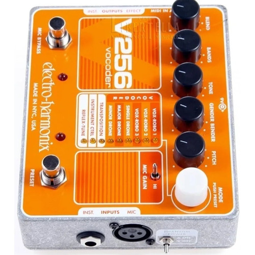 Pedal Vocoder Electro Harmonix V256 Para Voces