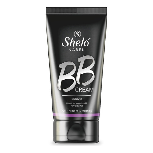 Base de maquillaje en crema Sheló Nabel Cuidado Facial BB Cream BB Cream tono medium - 60mL 60g