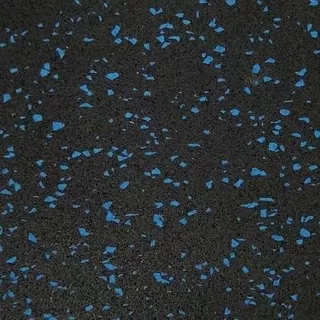 1 Metro Quadrado Piso Emborrachado Rolo Estrelado Azul 4mm 